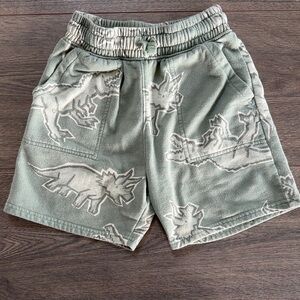 365 Kids from Garanimals Boys Dinosaur Shorts Size 8 Green Dino Shorts